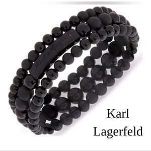 NWT! KARL LAGERFELD STRETCHY UNISEX BRACELET! SOLD OUT 5 ⭐️’s